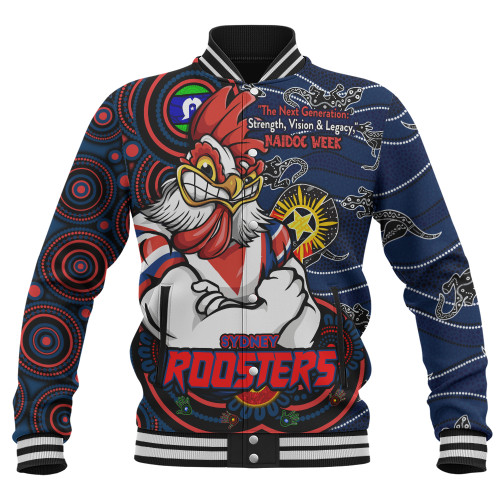 Sydney Roosters Baseball Jacket Spirit Of NAIDOC Series
