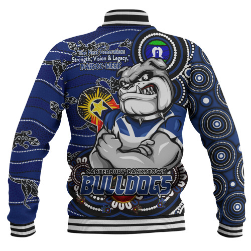 Canterbury-Bankstown Bulldogs Baseball Jacket Spirit Of NAIDOC Series Canterbury-Bankstown Bulldogs Baseball Jacket Spirit Of NAIDOC Series