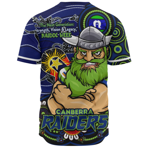 Canberra Raiders Baseball Shirt Spirit Of NAIDOC Series Canberra Raiders Baseball Shirt Spirit Of NAIDOC Series