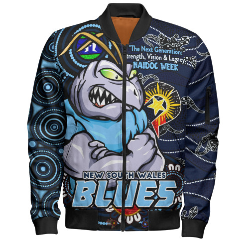 New South Wales Blues Bomber Jacket Spirit Of NAIDOC Series