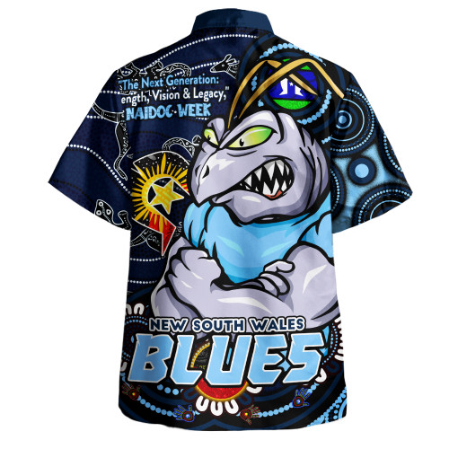New South Wales Blues Hawaiian Shirt Spirit Of NAIDOC Series
