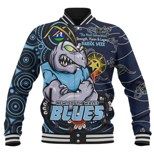 New South Wales Blues Baseball Jacket Spirit Of NAIDOC Series