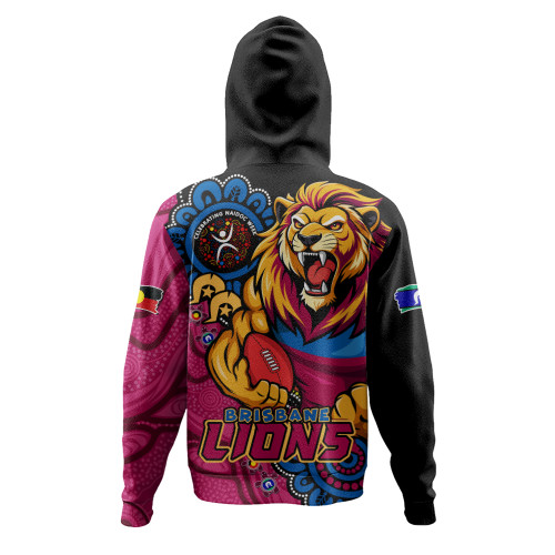 Brisbane Lions Hoodie Power Through Generations NAIDOC Edition Brisbane Lions Hoodie Power Through Generations NAIDOC Edition
