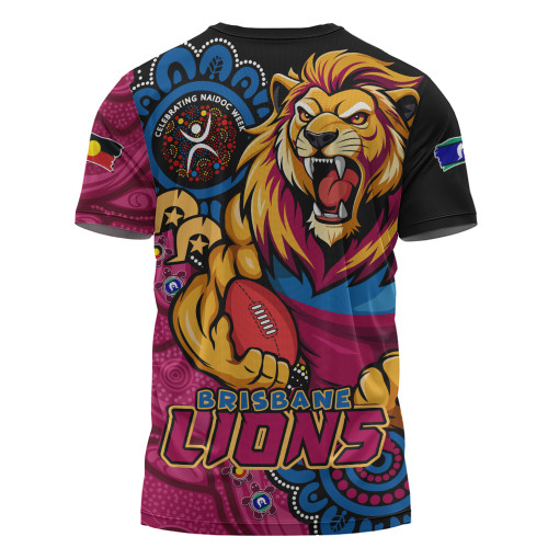 Brisbane Lions T-Shirt Power Through Generations NAIDOC Edition Brisbane Lions T-Shirt Power Through Generations NAIDOC Edition
