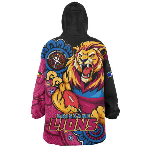 Brisbane Lions Snug Hoodie Power Through Generations NAIDOC Edition
