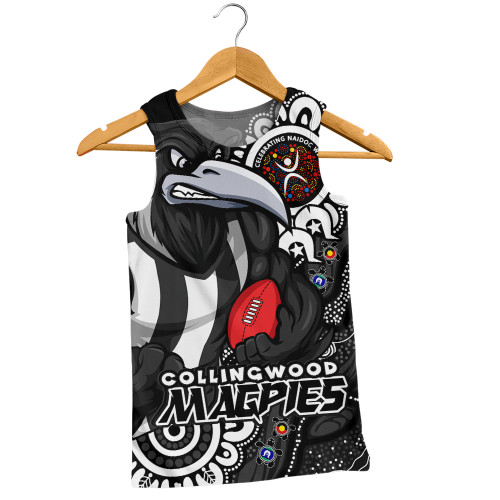 Collingwood Men Singlet Power Through Generations NAIDOC Edition