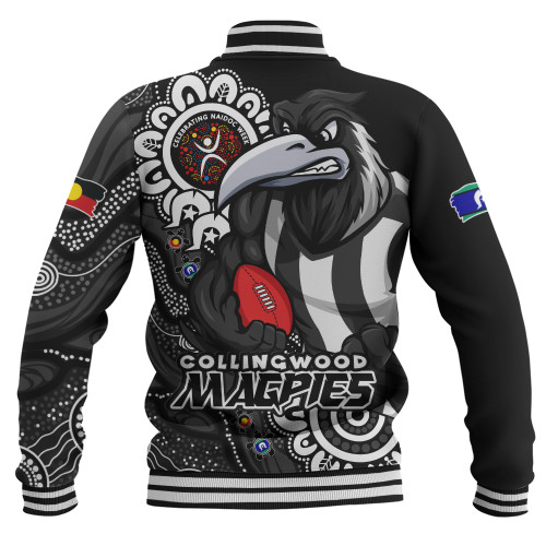 Collingwood Baseball Jacket Power Through Generations NAIDOC Edition