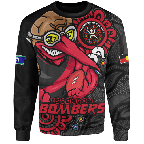Essendon Sweatshirt Power Through Generations NAIDOC Edition