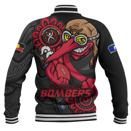 Essendon Baseball Jacket Power Through Generations NAIDOC Edition