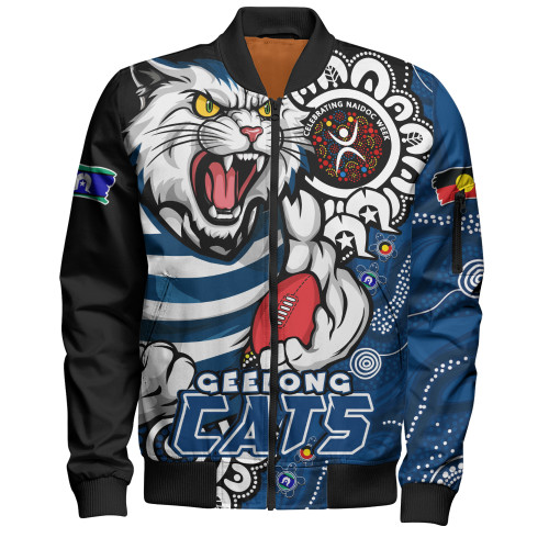 Geelong Cats Bomber Jacket Power Through Generations NAIDOC Edition