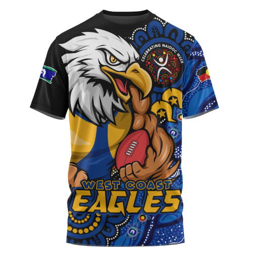 West Coast Eagles T-Shirt Power Through Generations NAIDOC Edition