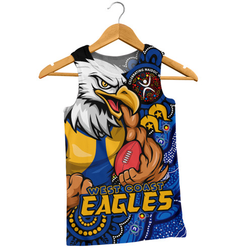 West Coast Eagles Men Singlet Power Through Generations NAIDOC Edition