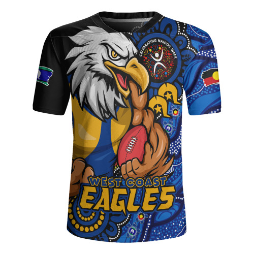 West Coast Eagles Rugby Jersey Power Through Generations NAIDOC Edition