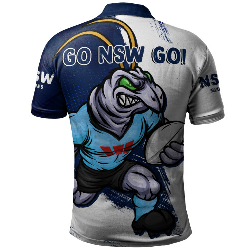 New South Wales Blues Polo Shirt Battleborn Blues