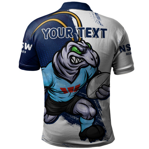 New South Wales Blues Polo Shirt Battleborn Blues