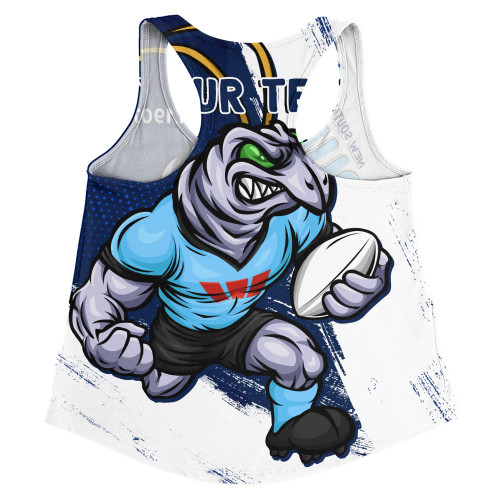 New South Wales Blues Women Racerback Singlet Battleborn Blues