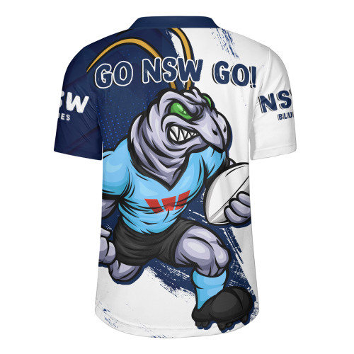 New South Wales Blues Rugby Jersey Battleborn Blues