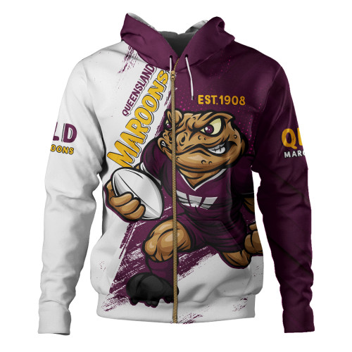 Queensland Maroons Hoodie Battleborn Maroons Queensland Maroons Hoodie Battleborn Maroons