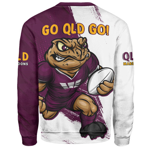 Queensland Maroons Sweatshirt Battleborn Maroons