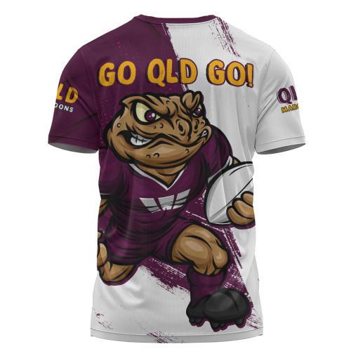 Queensland Maroons T-Shirt Battleborn Maroons