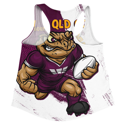 Queensland Maroons Women Racerback Singlet Battleborn Maroons Queensland Maroons Women Racerback Singlet Battleborn Maroons