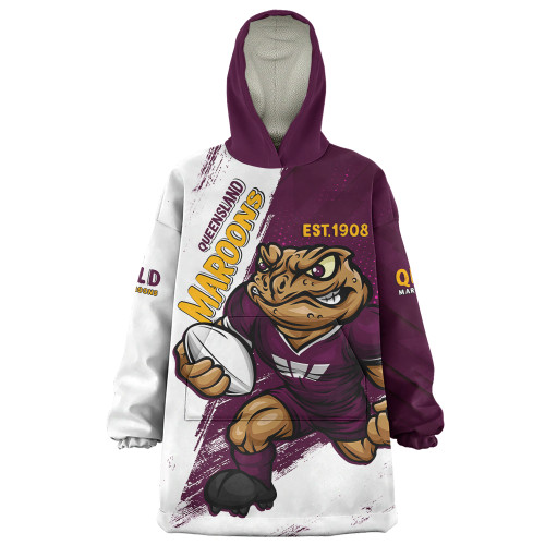 Queensland Maroons Snug Hoodie Battleborn Maroons
