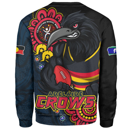 Adelaide Crows Sweatshirt Power Through Generations NAIDOC Edition
