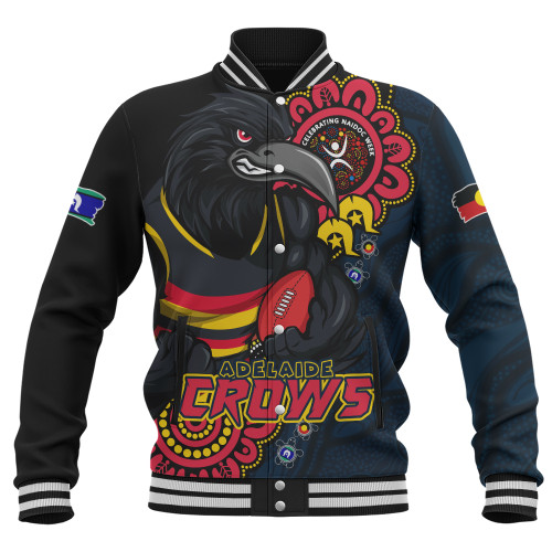 Adelaide Crows Baseball Jacket Power Through Generations NAIDOC Edition