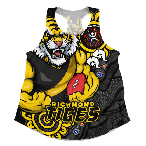 Richmond Women Racerback Singlet Power Through Generations NAIDOC Edition