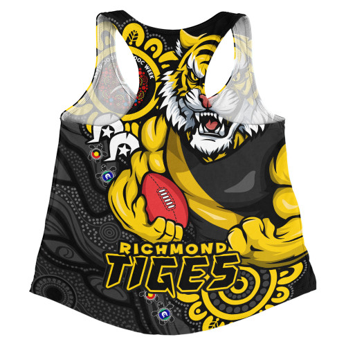 Richmond Women Racerback Singlet Power Through Generations NAIDOC Edition