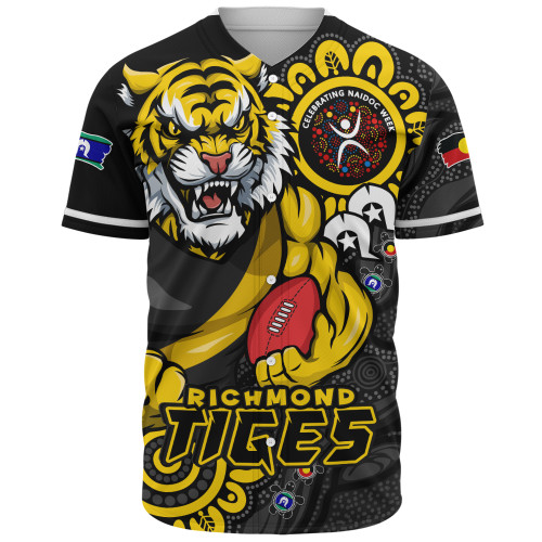 Richmond Baseball Shirt Power Through Generations NAIDOC Edition