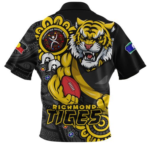 Richmond Zip Polo Shirt Power Through Generations NAIDOC Edition