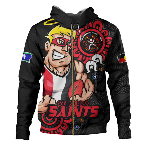 St Kilda Hoodie Power Through Generations NAIDOC Edition