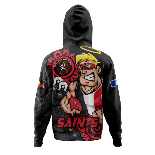 St Kilda Hoodie Power Through Generations NAIDOC Edition