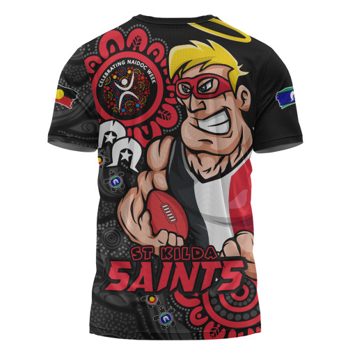 St Kilda T-Shirt Power Through Generations NAIDOC Edition St Kilda T-Shirt Power Through Generations NAIDOC Edition