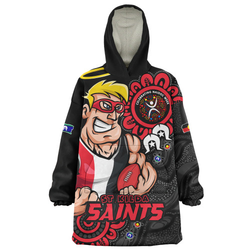 St Kilda Snug Hoodie Power Through Generations NAIDOC Edition
