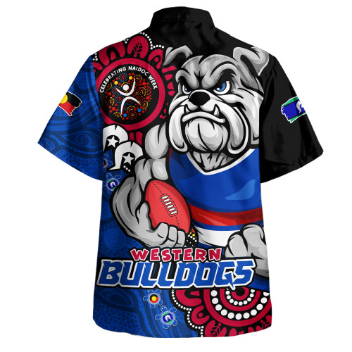 Western Bulldogs Hawaiian Shirt Power Through Generations NAIDOC Edition