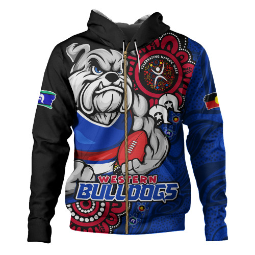 Western Bulldogs Hoodie Power Through Generations NAIDOC Edition
