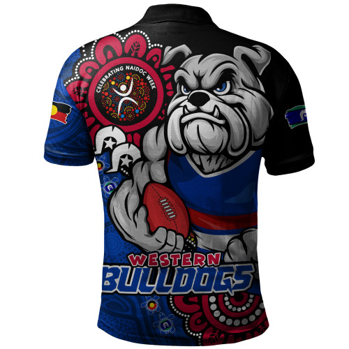 Western Bulldogs Polo Shirt Power Through Generations NAIDOC Edition Western Bulldogs Polo Shirt Power Through Generations NAIDOC Edition