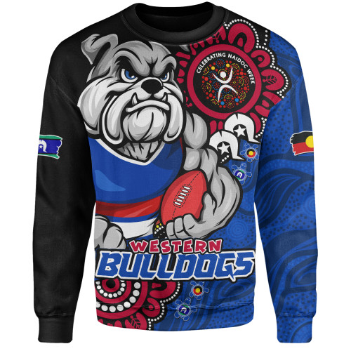 Western Bulldogs Sweatshirt Power Through Generations NAIDOC Edition