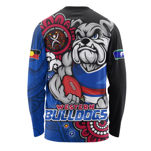 Western Bulldogs Long Sleeve T-shirt Power Through Generations NAIDOC Edition