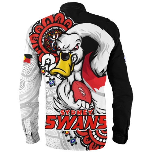 Sydney Swans Long Sleeve Shirt Power Through Generations NAIDOC Edition