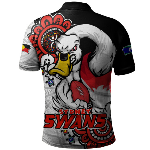 Sydney Swans Polo Shirt Power Through Generations NAIDOC Edition