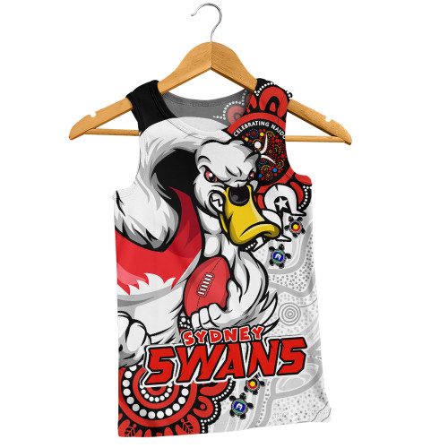 Sydney Swans Men Singlet Power Through Generations NAIDOC Edition
