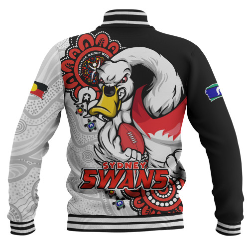 Sydney Swans Baseball Jacket Power Through Generations NAIDOC Edition