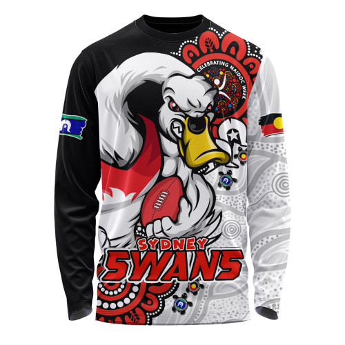 Sydney Swans Long Sleeve T-shirt Power Through Generations NAIDOC Edition