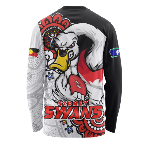 Sydney Swans Long Sleeve T-shirt Power Through Generations NAIDOC Edition