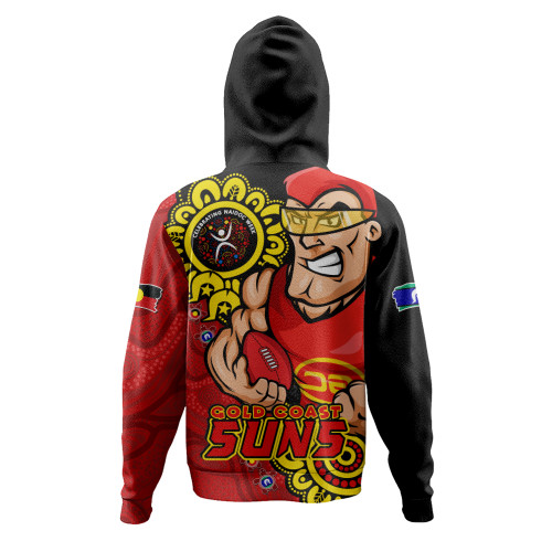 Gold Coast SUNS Hoodie Power Through Generations NAIDOC Edition Gold Coast SUNS Hoodie Power Through Generations NAIDOC Edition