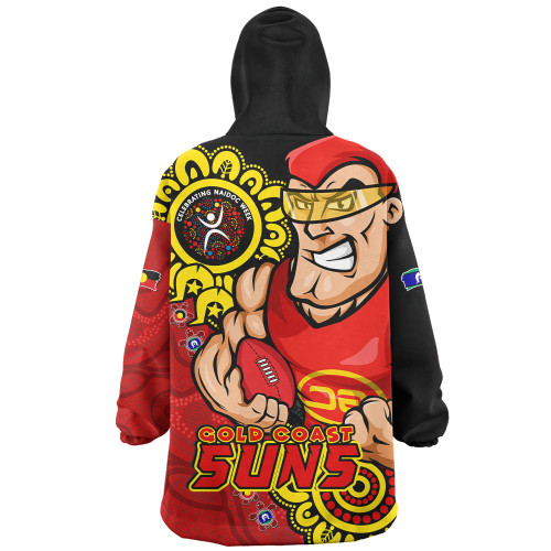 Gold Coast SUNS Snug Hoodie Power Through Generations NAIDOC Edition