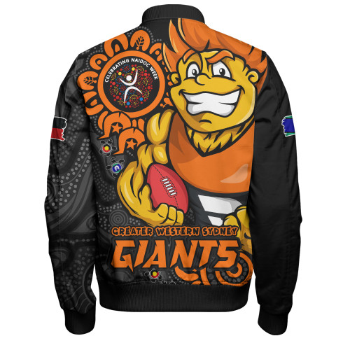 GWS GIANTS Bomber Jacket Power Through Generations NAIDOC Edition